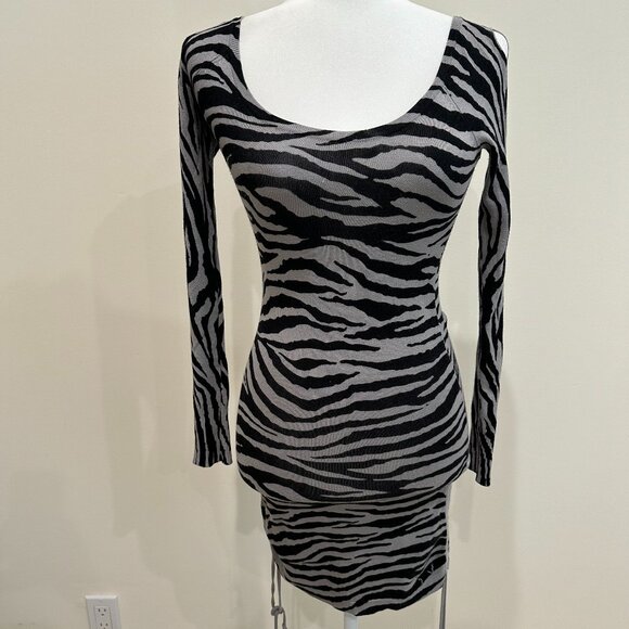 Guess Zebra Dress - Picture 1 of 13